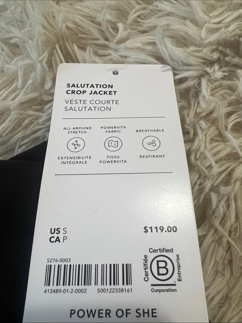 Athleta Black Full-Zip Performance Jacket - Picture 6 of 6